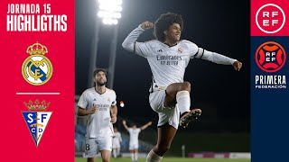 Resumen #PrimeraFederación | Real Madrid-Castilla 2-1 San Fernando CD Isleño | Jornada 15, Grupo 2