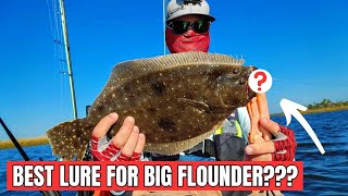 Best Lure For BIG Flounder??? (it even beat GULP!)