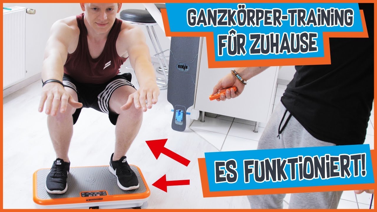 Vibrationsplatten Training Fur Muskelaufbau Schnelles Abnehmen Youtube