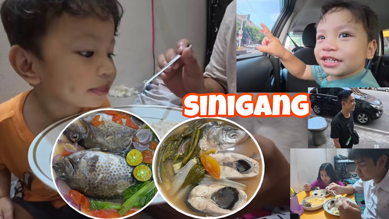 SINIGANG NA MIDYAD AT BANGUS | Masarap na naman ang kain ni Teo🤗 | Bumisita ang ninong ni Teo
