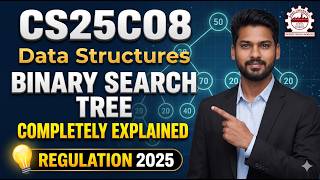 Binary Search Tree (BST) Explained | CS25C08 Data Structures