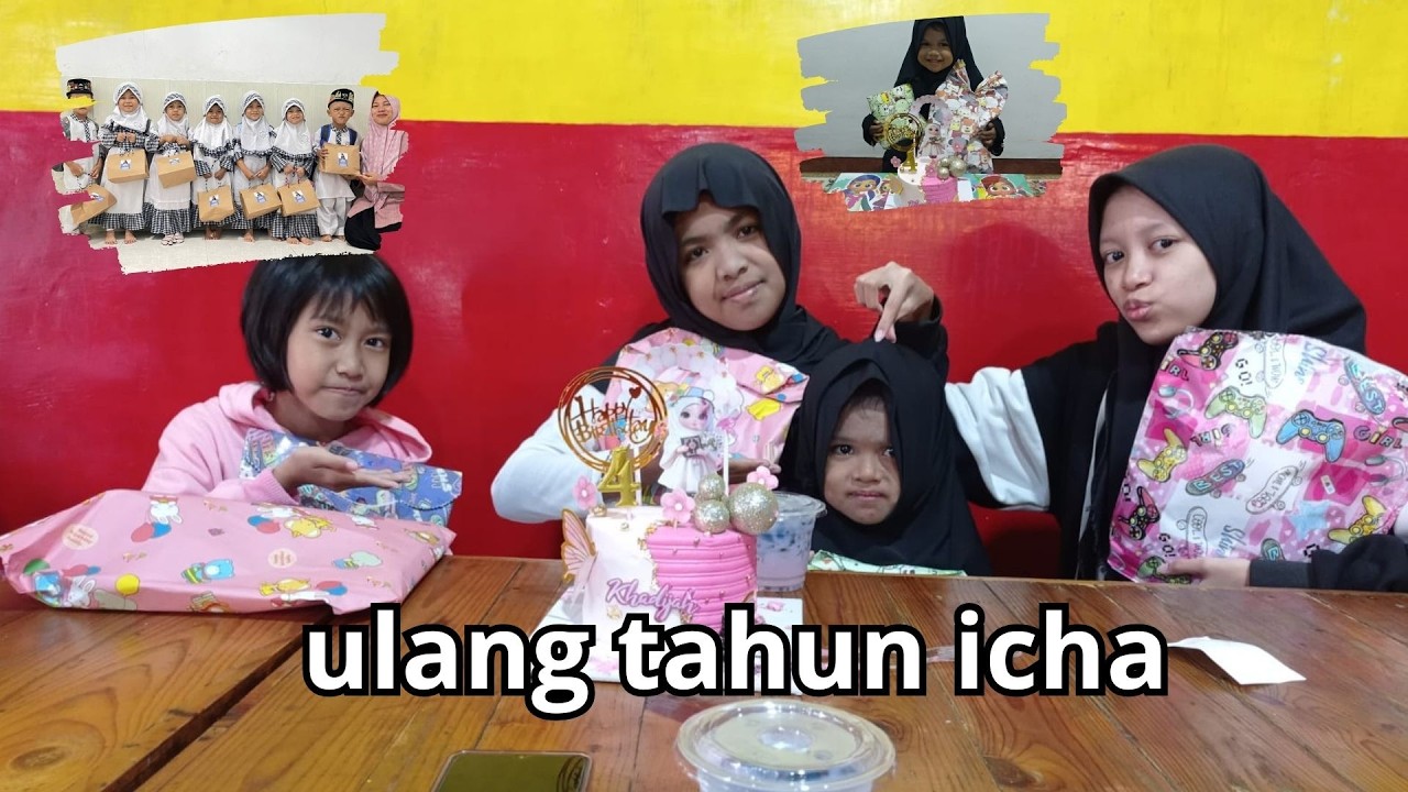 Ulang Tahun icha, Makan-Makan Sekeluarga 🎂🍽️