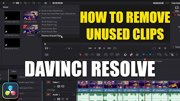 Remove Unused Clips in DaVinci Resolve [ Tutorial ] Clean Up Bin