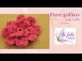 Tutorial: fiore uncinetto (flower crochet)