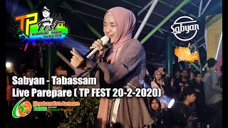 Download Lagu Sabyan - Tabassam ( Live Parepare  TP FEST 20-2-2020 ) MP3