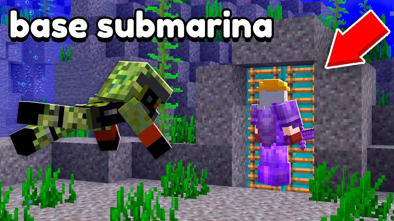 INVESTIGO una BASE SECRETA SUBMARINA en mi SERVIDOR de MINECRAFT