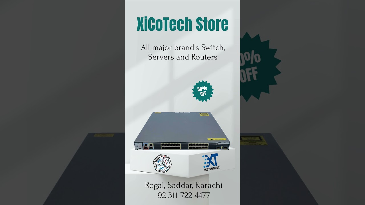 XiCoTech Store Equipments, Used Switches, Servers, Routers, Buy Now