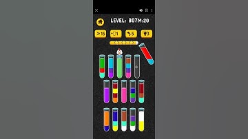 Color Water Sort 807 Walkthrough Solution #games #gaming #puzzle #gameplay #level #gamelevel