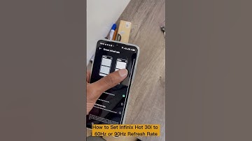 How to Set Infinix Hot 30i to 60Hz or 90Hz Refresh #shorts