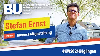 Stefan Ernst zum Thema "Innenstadtgestaltung"