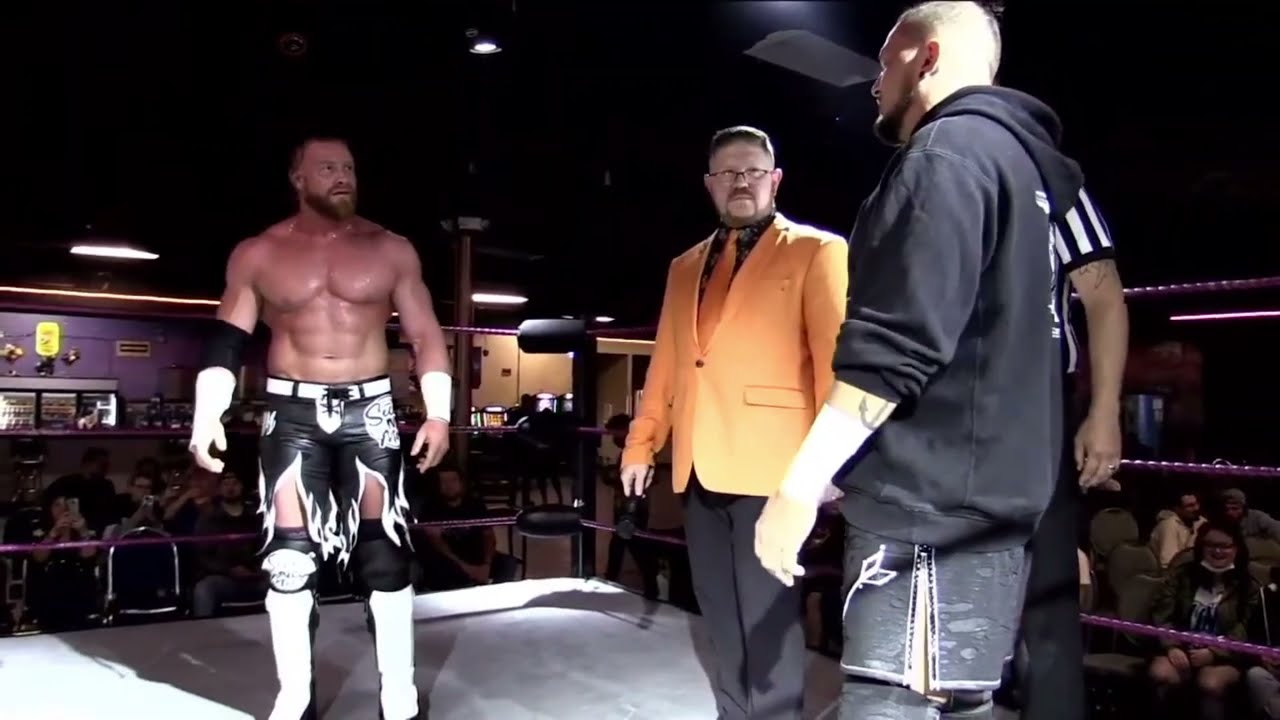 Buddy Murphy aka Buddy Matthews vs Chip Day Introductions Atlanta Wrestling Entertainment (WWE AEW)