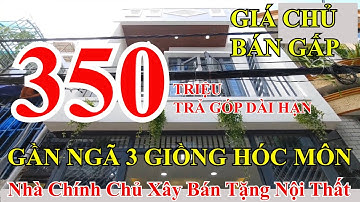 Bán nhà 4x11m Gần NGÃ 3 GIỒNG HÓC MÔN I Nhà đất Hóc Môn 2023 giá rẻ Chủ Bán Gấp Giá Rẻ