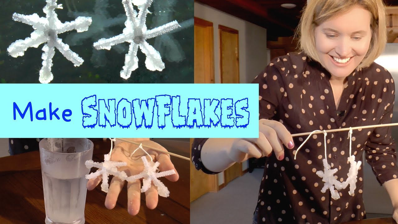 How to Make Borax Crystal Snowflakes - Real Food RN