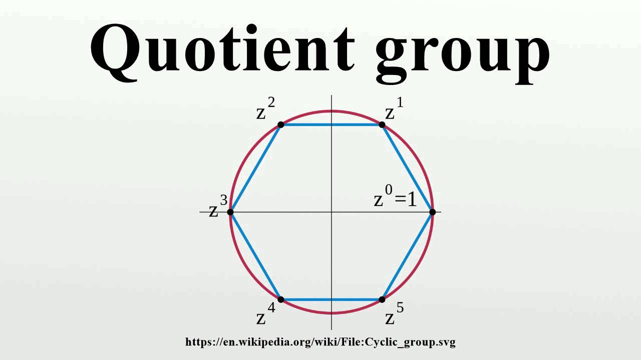 representation of quotient group