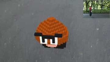 A programmer recreated Super Mario Bros in augmented reality