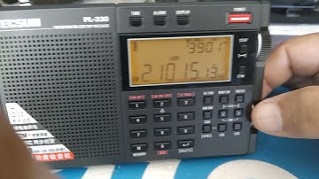 Tecsun PL-330 testing CW from DL6BBT
