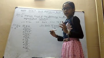 NCERT CLASS 7 ,CH-13 EXPONENTS AND POWERS ,EX-13.1, Q.NO 3