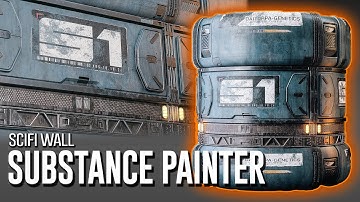 Scifi Wall in Substance Painter