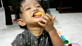 Baby Eating Mango For The First Time ❤