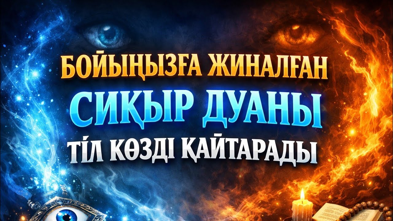 Сұғанақ тіл көзден сиқыр дуадан тазартады