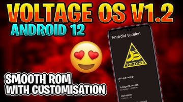 Voltage OS v1.2 Redmi Note 7 Pro |  Android 12 ROM | Smooth ROM with Customizetion | Voltage OS