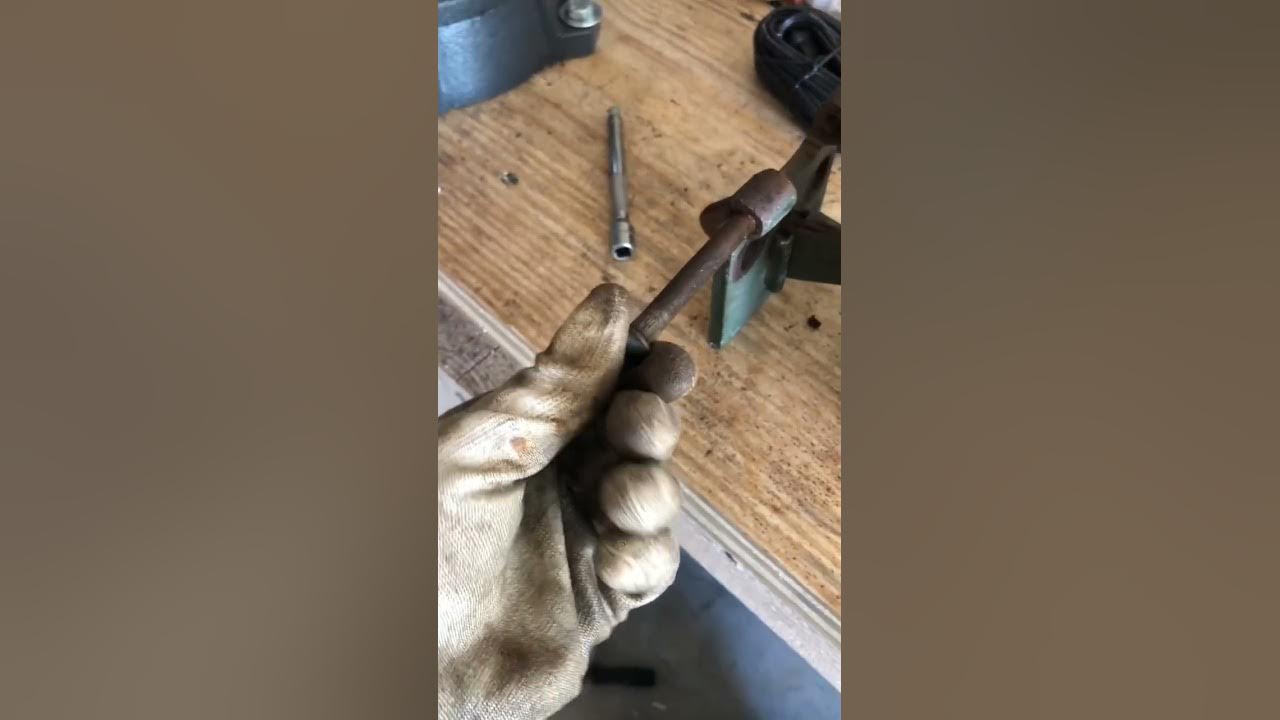 How to replace door pins and bushings on a 6772 c10 YouTube