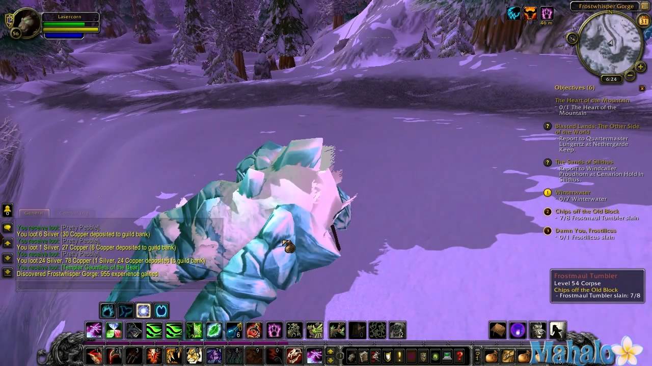 WoW Cataclysm Walkthrough Winterspring Part 22 - YouTube