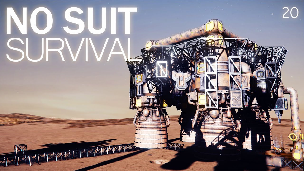 No Suit Survival: Ep. 20 Preparation - Space Engineers - YouTube