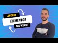 Anchor Tag Widget - Elementor (2023)