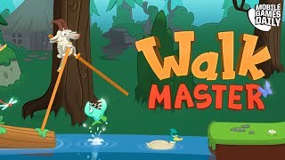 WALK MASTER - Gameplay Walkthrough Part 1 - Trail 1-10 (iOS Android)