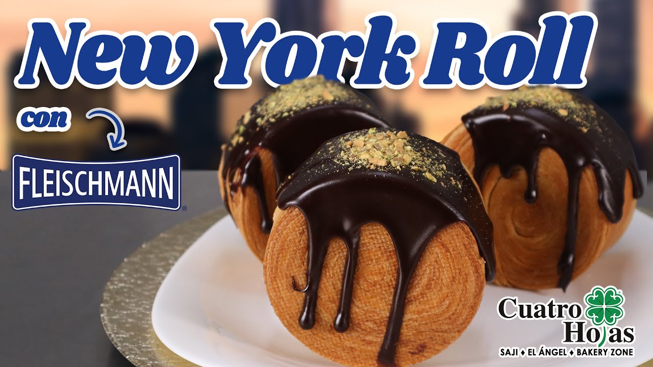 “New York Roll con Fleischmann 🍫✨ | Descubre el secreto detrás del hojaldre perfecto”