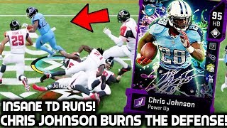 CHRIS JOHNSON BURNS THE DEFENSE! FASTEST RUNNING BACK IN THE GAME! Madden 20 Ultimate Team