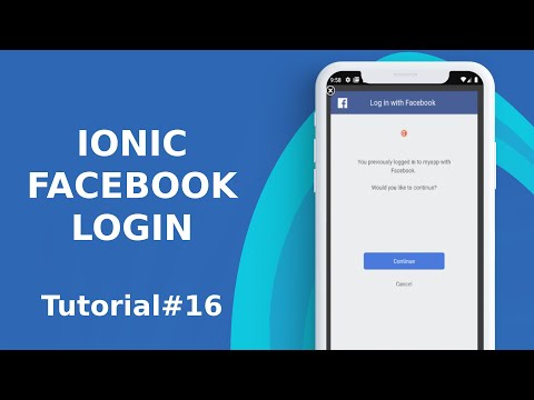 IONIC FACEBOOK LOGIN FOR MOBILE APP