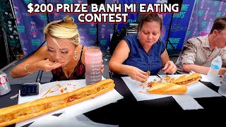 $200 PRIZE BANH MI EATING CONTEST from Banh Mi Dealers in Anaheim, CA!! #RainaisCrazy