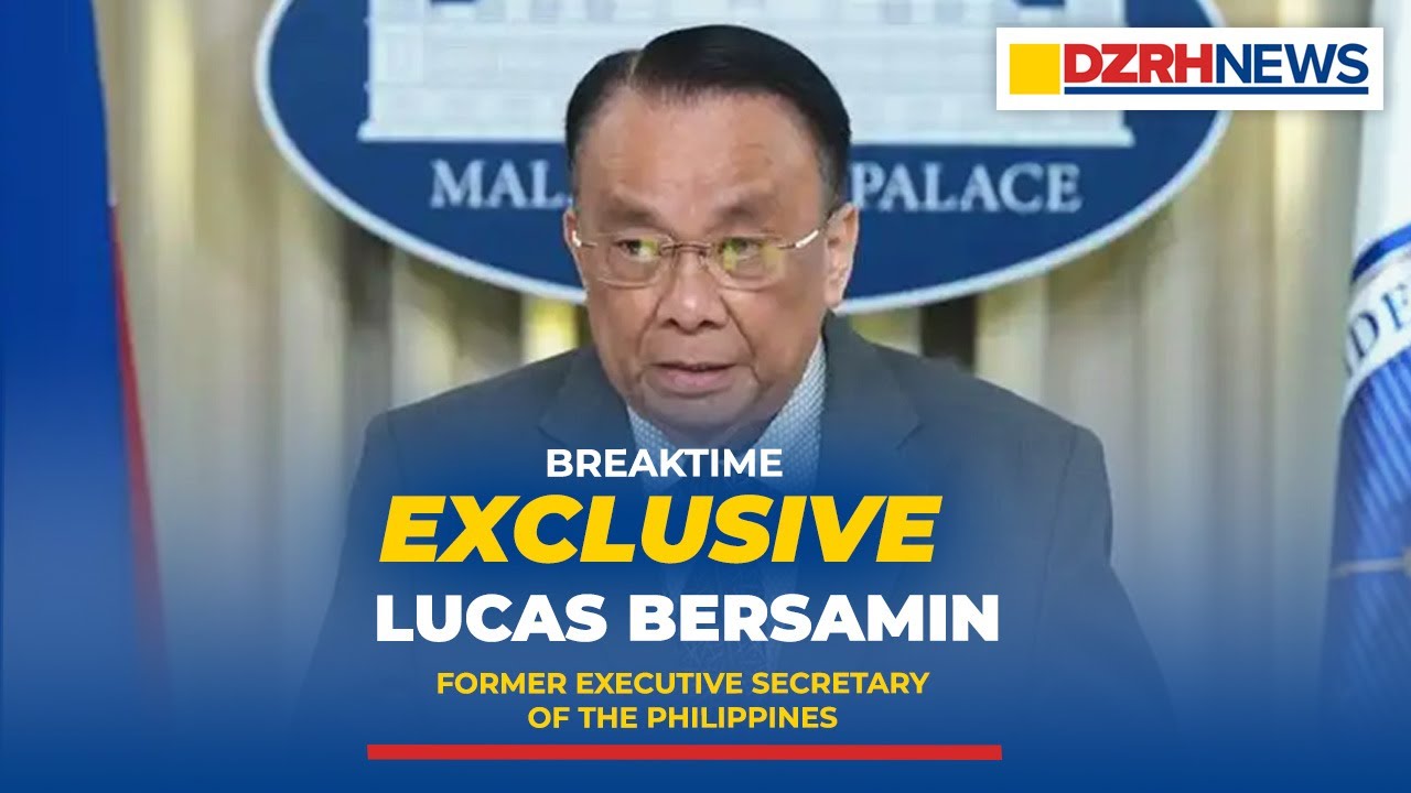 FULL EXCLUSIVE INTERVIEW: Former Executive Secretary of the Philippines Lucas Bersamin