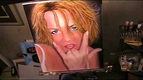 Airbrushing - Portrait 'Rock Fingers" by Alexander...