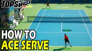 How to ACE Serve in TopSpin 2k25 screenshot 4