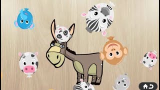 子供 の ゲーム- 動物ジグソーパズル