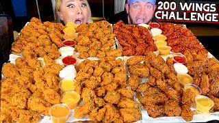 200 WINGS CHALLENGE at Chicken Hut in Los Angeles, CA!! #RainaisCrazy ft. @Bandana.Eats1