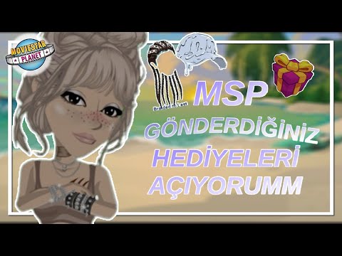 MSP BANA GÖNDERDİĞİNİZ HEDİYELERİ AÇTIM / FairyMoon / #msp #moviestarplanet #hediye #hile #rare