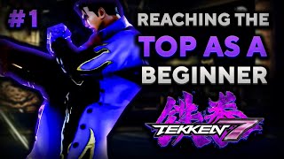 LEARNING TEKKEN 7 AS A COMPLETE BEGINNER... (T7 RANKED)
