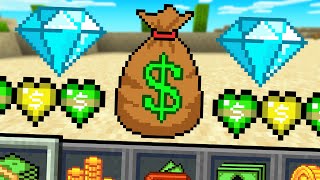 Minecraft But There Are Millionaire Hearts (super rich)