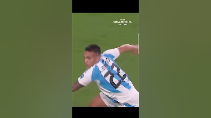 Lautaro Martinez winning goal after Messi corner kick Chile vs Argentina (0-1) | Copa America 2024