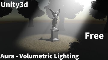 Unityで光の筋が入るスポットライトを使ってみた　Aura - Volumetric Lighting
