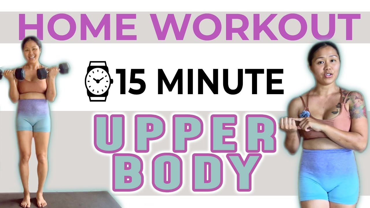 15-Minute Upper Body Dumbbell Workout for Women (Beginner Friendly) # ...