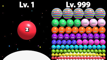 2048 Clicker Games - BLOB MERGE 3D (ASMR Gameplay)