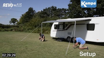 Kampa   Revo Zip  New for 2017  Setup Video