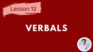 Grade 7 | Lesson 12 - Verbals | Teacher Adam Concepcion