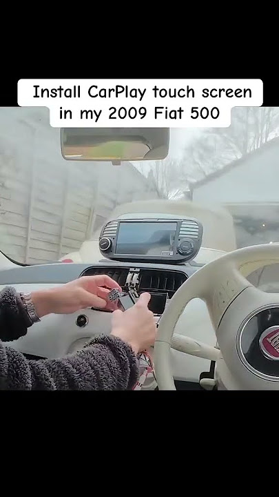 One mod that changed everything in my Fiat 500  #Eonon #CarPlay #eonon23years #androidauto #fiat500