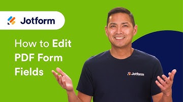 How to Edit PDF Form Fields